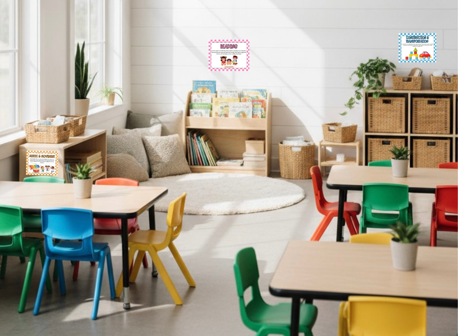 Classroom Center Signs – 39-Page Printable Pack