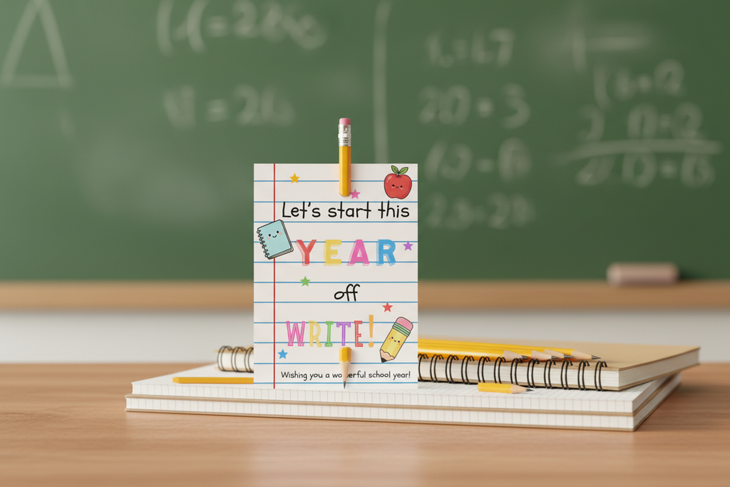 Let's Start This Year Off WRITE! – Printable Back to School Gift Tags