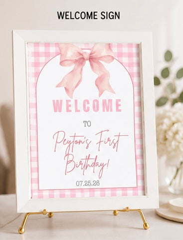 Girls Just Wanna be ONE – Printable Party Bundle