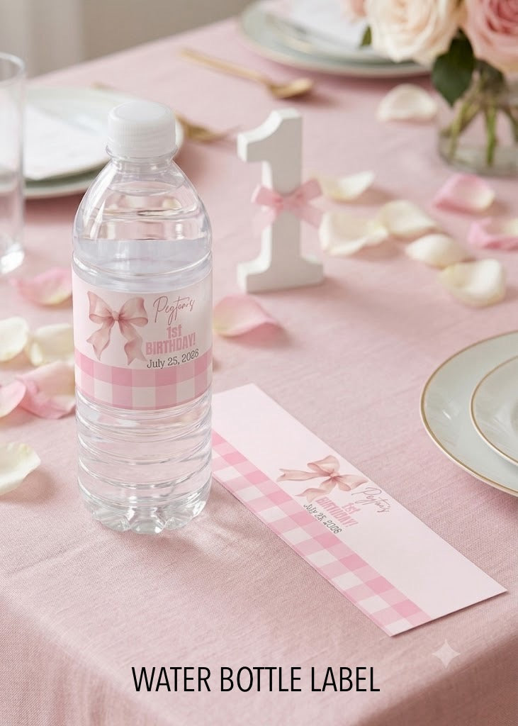 Girls Just Wanna be ONE – Printable Party Bundle