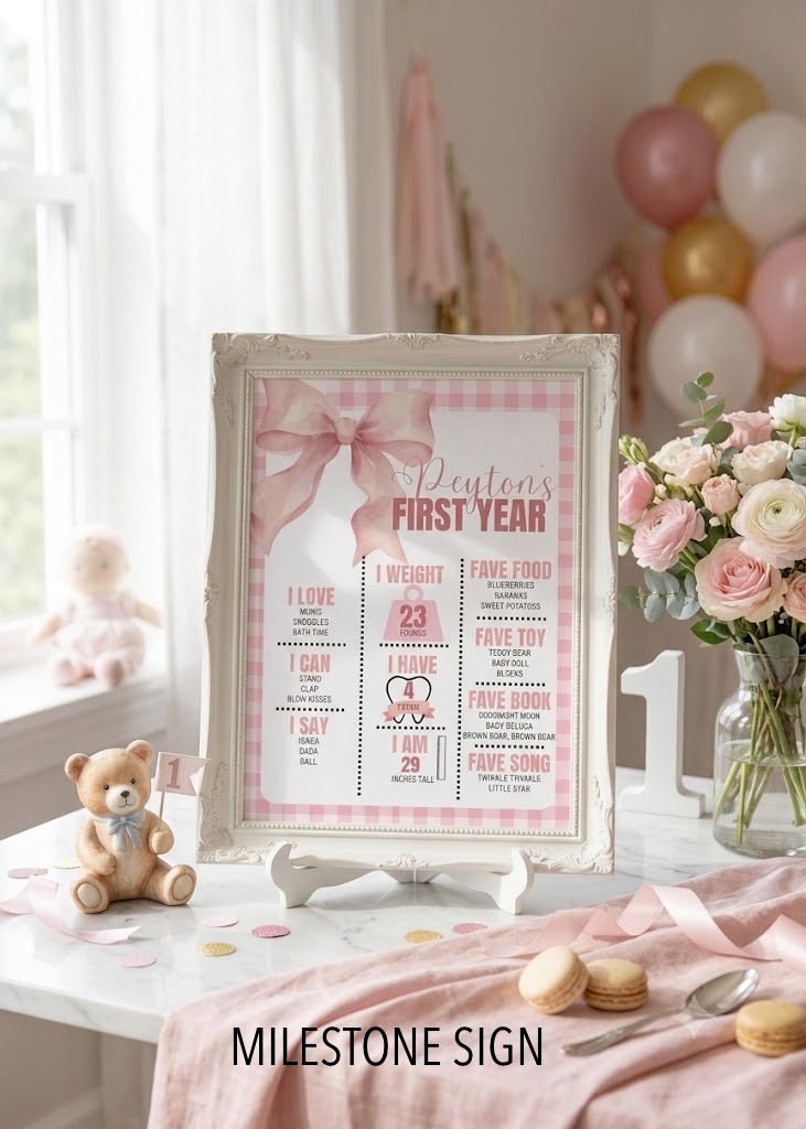 Girls Just Wanna be ONE – Printable Party Bundle