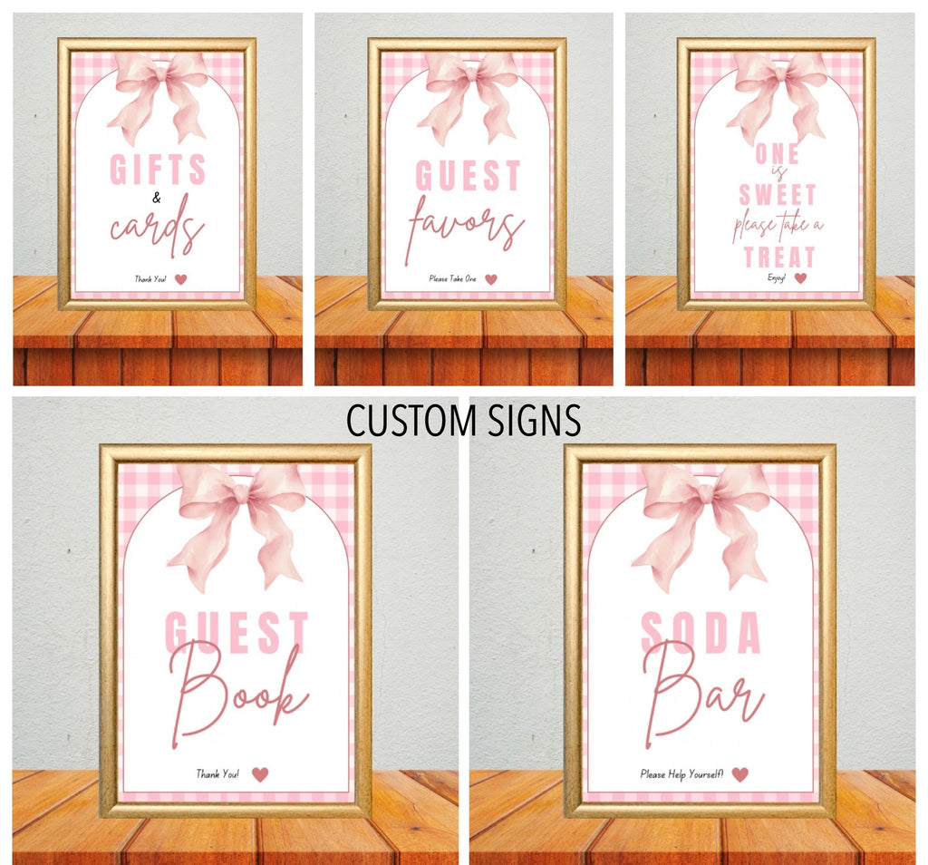 Girls Just Wanna be ONE – Printable Party Bundle