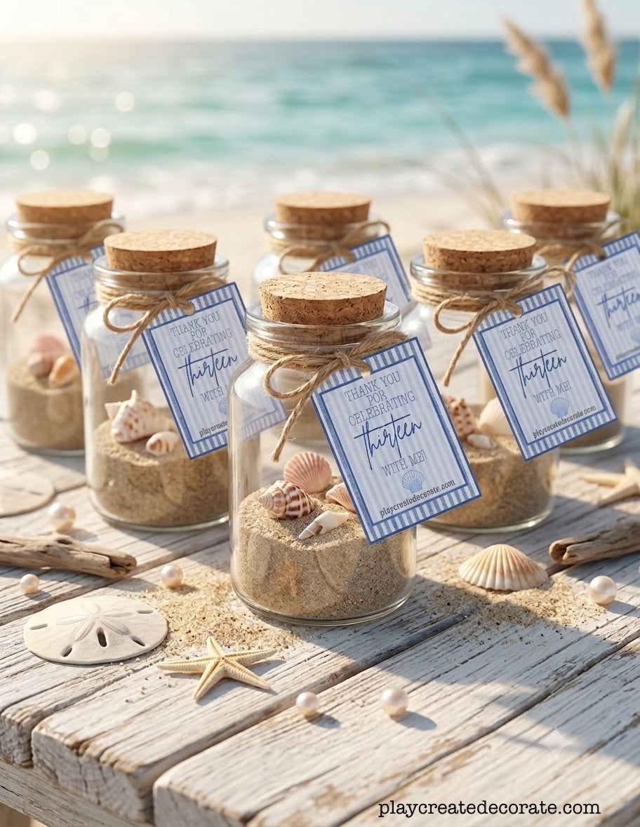The Summer I Turned Pretty | Beach Birthday Party Printable Pack