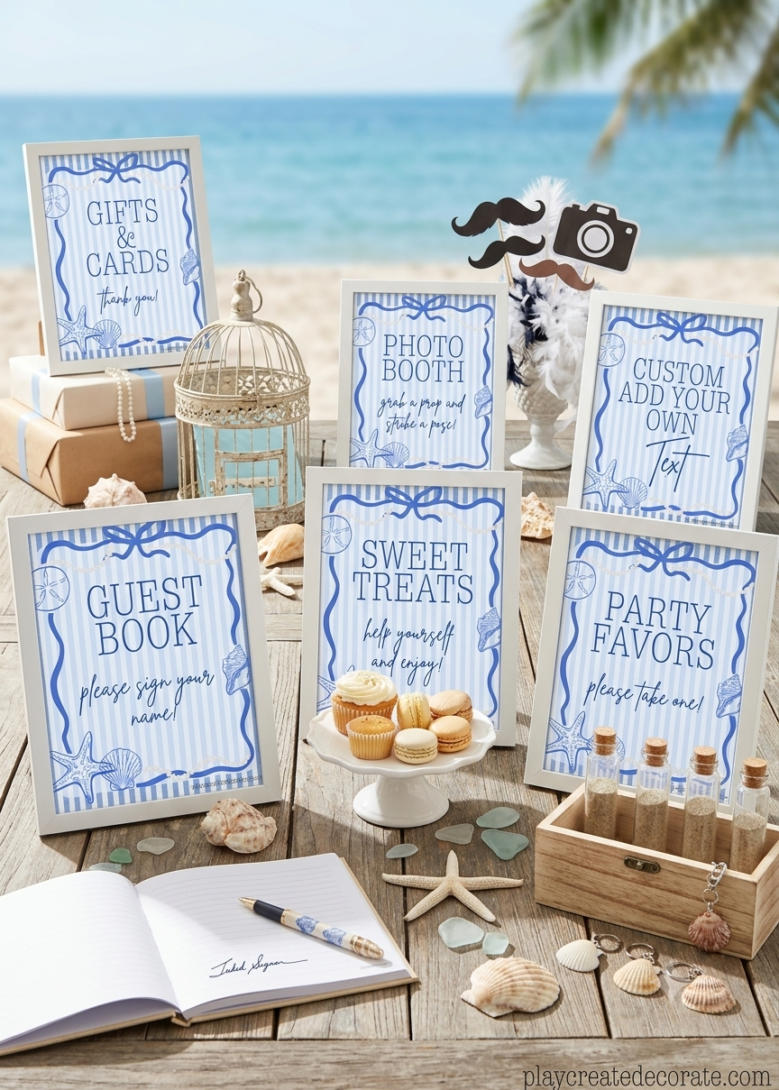 The Summer I Turned Pretty | Beach Birthday Party Printable Pack