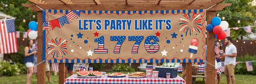 Fourth of July Banner – 2x6ft Printable