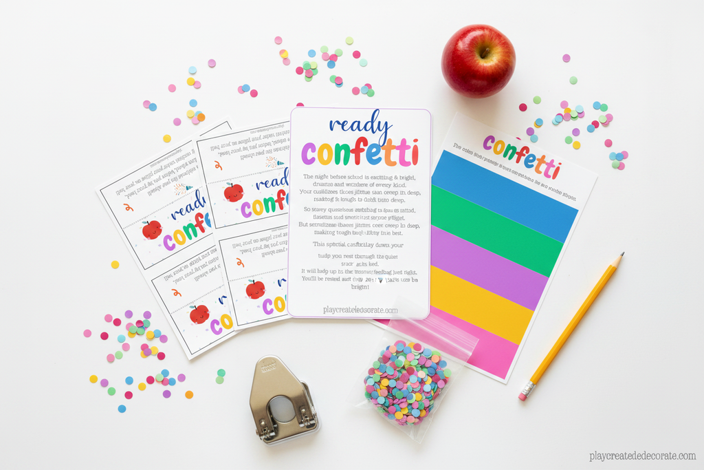 Ready Confetti - First Day of School Printable Kit