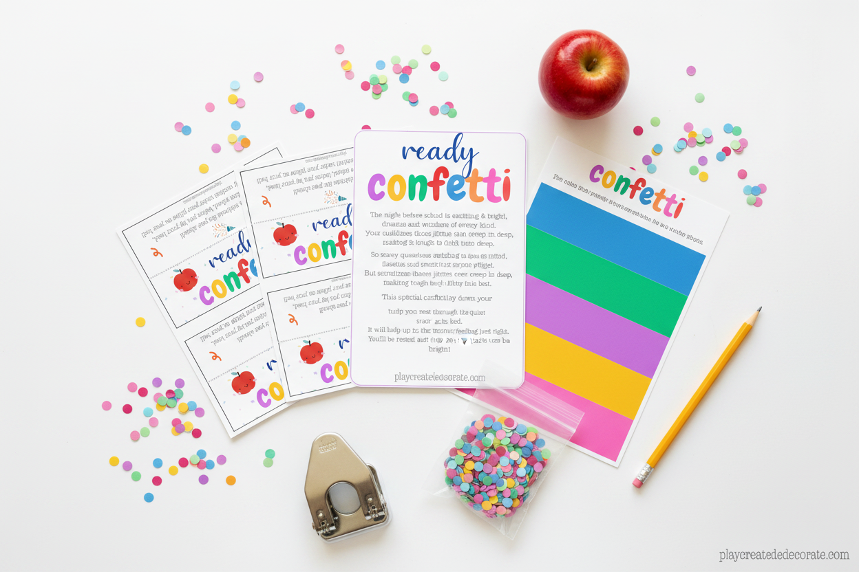 Ready Confetti - First Day of School Printable Kit