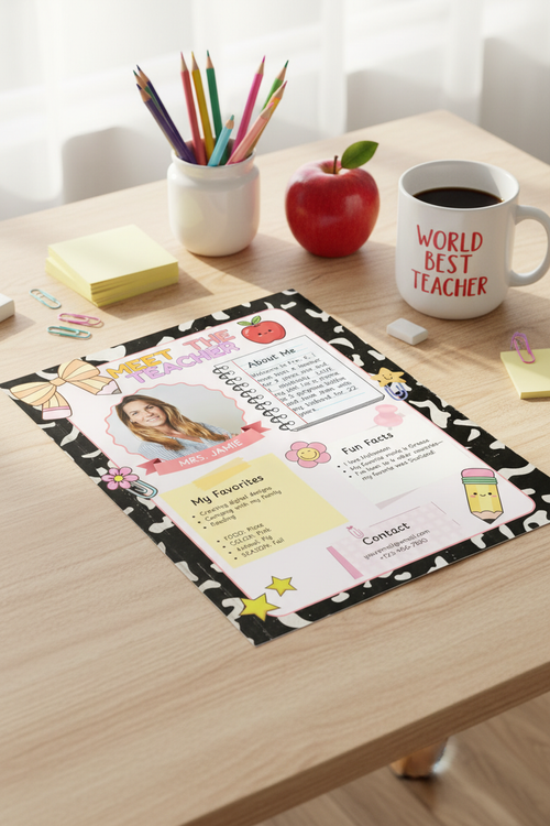 Composition Book Meet the Teacher