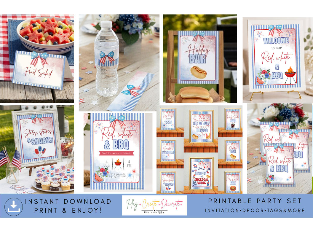 Red, White & BBQ Party Collection