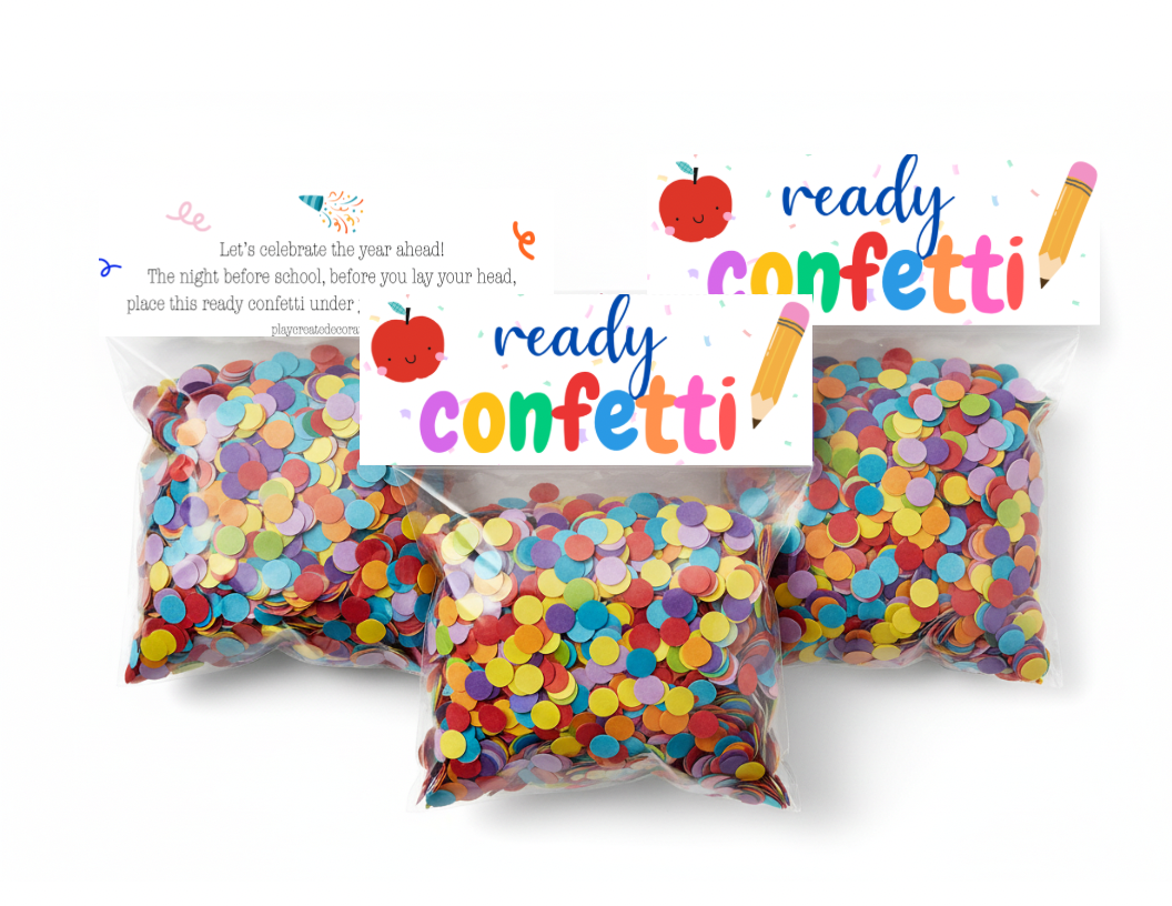 Ready Confetti - First Day of School Printable Kit