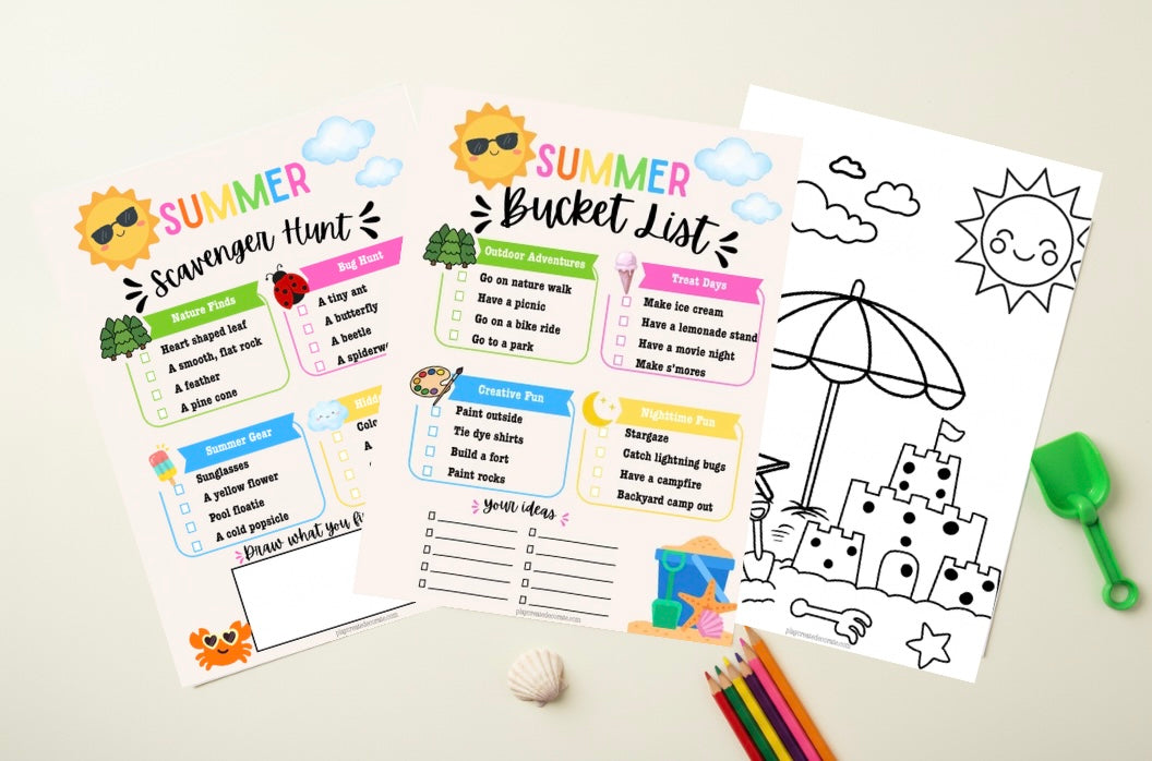 Summer Activity Pack – Printable Set for Kids