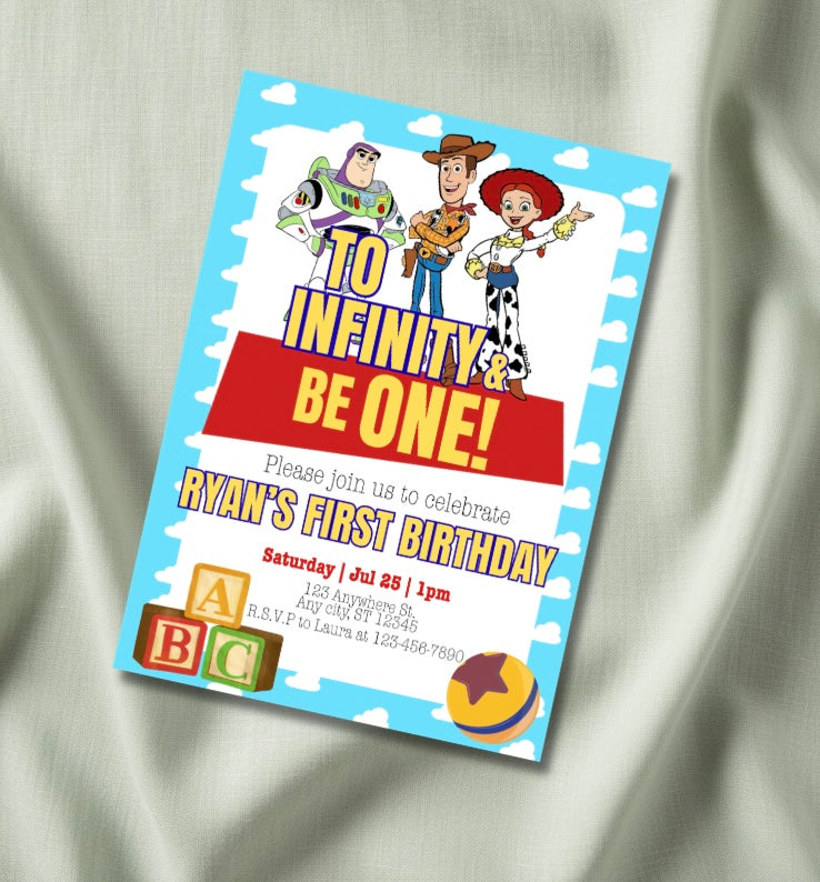 To Infinity and Be-One Birthday Party Bundle – Printable Party Pack