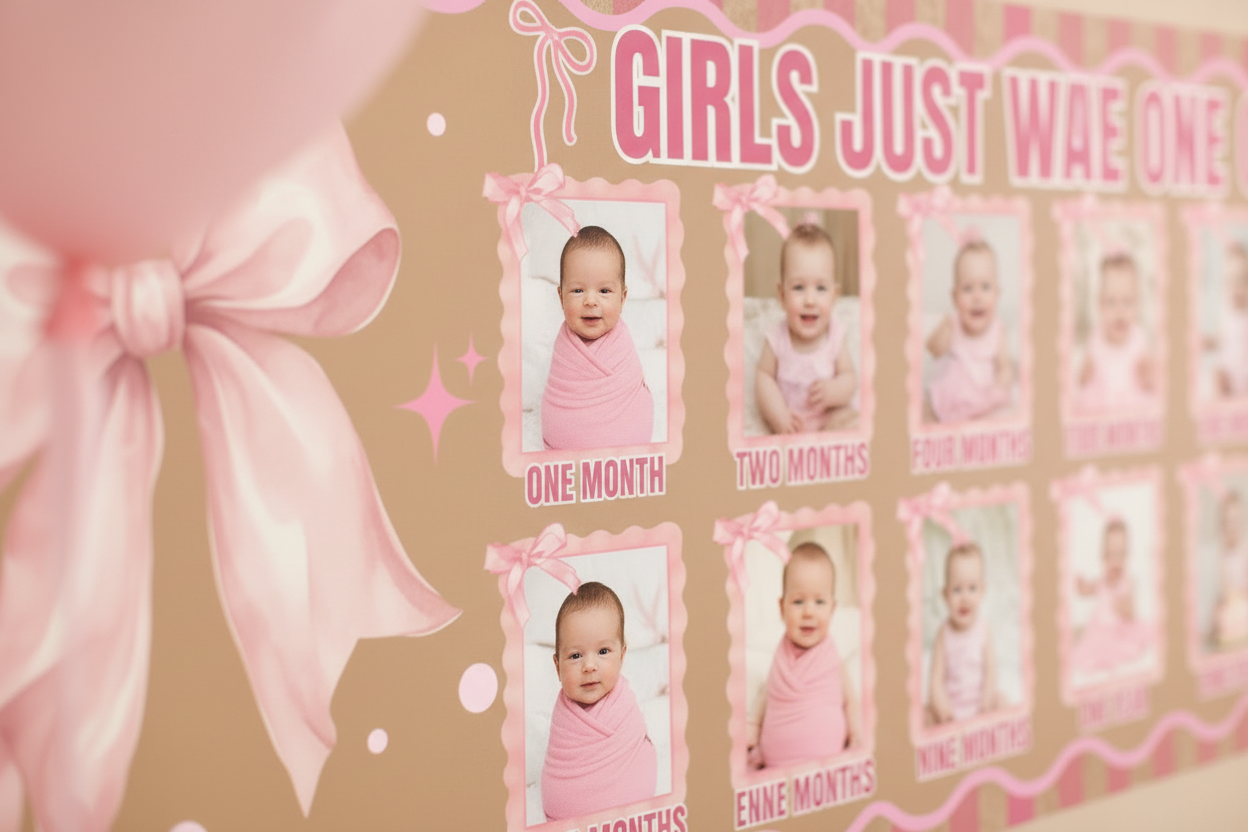 Girls Just Wanna Be One banner close-up lifestyle detail shot